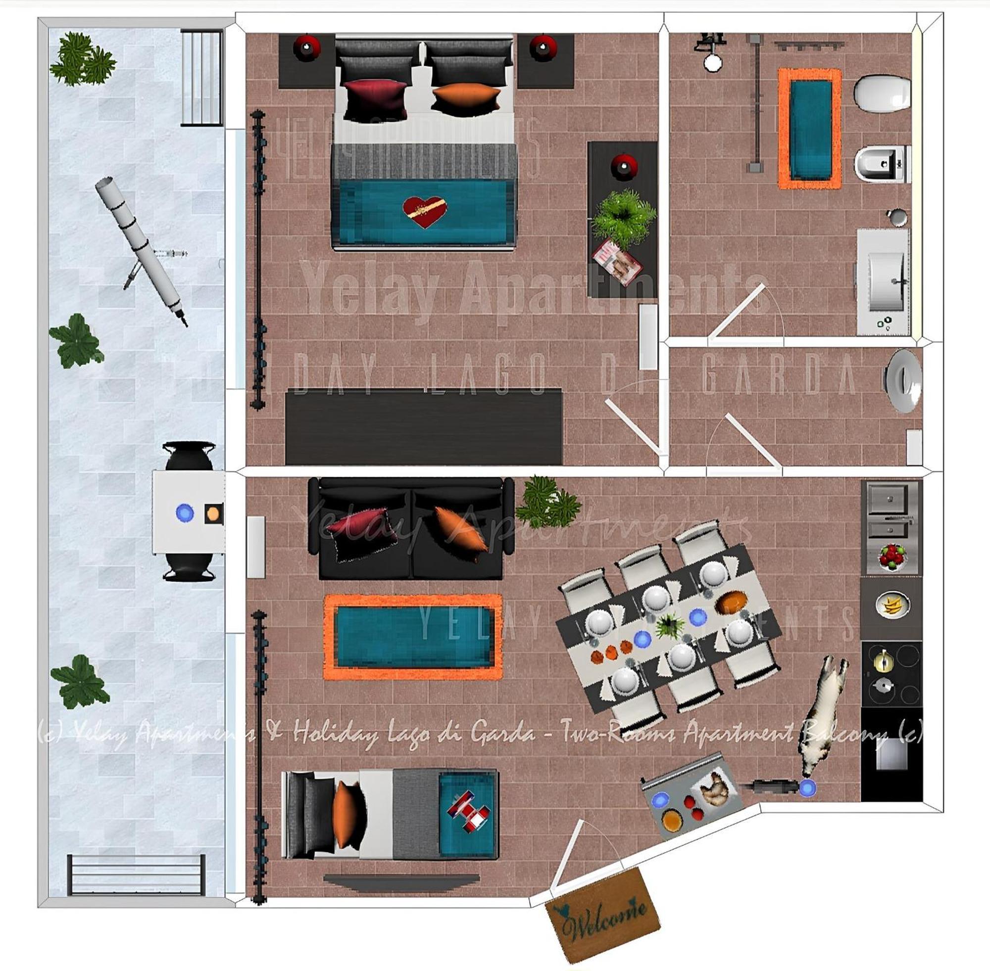 Yelay Apartments & Holiday Lago Di Garda Raffa ภายนอก รูปภาพ