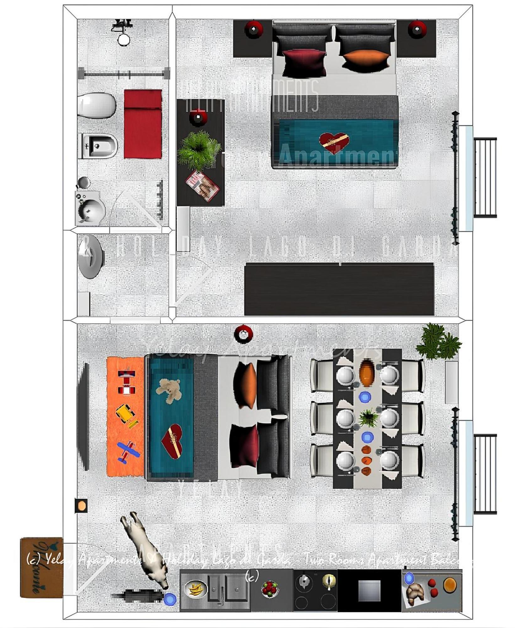Yelay Apartments & Holiday Lago Di Garda Raffa ภายนอก รูปภาพ